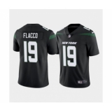 Men's New York Jets #19 Joe Flacco Black Vapor Limited Stitched Jersey