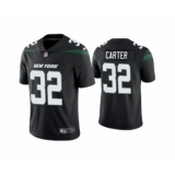 Men's New York Jets #32 Michael Carter 2021 Black Vapor Untouchable Limited Stitched Football Jersey