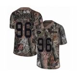 Men's New York Jets #96 Henry Anderson Limited Camo Rush Realtree Football Jersey