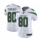 Women's New York Jets #80 Wayne Chrebet White Vapor Untouchable Limited Player Football Jersey