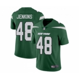 Youth New York Jets #48 Jordan Jenkins Green Team Color Vapor Untouchable Limited Player Football Jersey