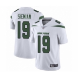 Youth New York Jets #19 Trevor Siemian White Vapor Untouchable Limited Player Football Jersey