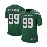 Men's New York Jets #99 Steve McLendon Game Green Team Color Football Jersey