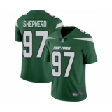 Men's New York Jets #97 Nathan Shepherd Green Team Color Vapor Untouchable Limited Player Football Jersey