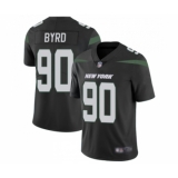 Men's New York Jets #90 Dennis Byrd Black Alternate Vapor Untouchable Limited Player Football Jersey