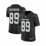 Men's New York Jets #89 Chris Herndon Black Alternate Vapor Untouchable Limited Player Football Jersey
