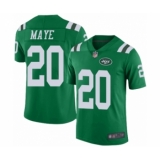 Men's New York Jets #20 Marcus Maye Elite Green Rush Vapor Untouchable Football Jersey