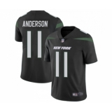 Men's New York Jets #11 Robby Anderson Black Alternate Vapor Untouchable Limited Player Football Jersey