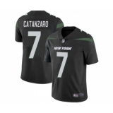 Men's New York Jets #7 Chandler Catanzaro Black Alternate Vapor Untouchable Limited Player Football Jersey