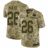 Youth Nike New York Jets #26 Marcus Maye Limited Camo 2018 Salute to Service NFL Jersey