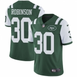 Youth Nike New York Jets #30 Rashard Robinson Green Team Color Vapor Untouchable Limited Player NFL Jersey