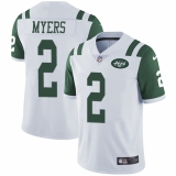Youth Nike New York Jets #2 Jason Myers White Vapor Untouchable Elite Player NFL Jersey