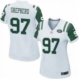 Women's Nike New York Jets #97 Nathan Shepherd Game White NFL Jersey