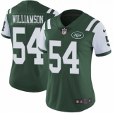 Women's Nike New York Jets #54 Avery Williamson Green Team Color Vapor Untouchable Limited Player NFL Jersey