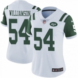 Women's Nike New York Jets #54 Avery Williamson White Vapor Untouchable Limited Player NFL Jersey