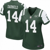 Women's Nike New York Jets #14 Sam Darnold Game Green Team Color NFL Jersey