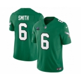 Men's Nike Philadelphia Eagles #6 DeVonta Smith Green 2023 F.U.S.E. 1-Star C Vapor Vapor Untouchable Limited Football Stitched Jersey