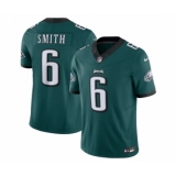 Men's Philadelphia Eagles #6 DeVonta Smith Green 2023 F.U.S.E. Vapor Untouchable Limited Stitched Football Jersey