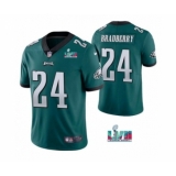 Men's Philadelphia Eagles #24 James Bradberry Green Super Bowl LVII Vapor Untouchable Limited Stitched Jersey