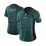 Women's Philadelphia Eagles #50 Duke Riley Limited Green Rush Drift Fashion Football Jersey