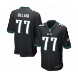 Men's Philadelphia Eagles #77 Andre Dillard Game Black Alternate Football Jersey