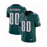 Men's Nike Philadelphia Eagles #80 Jordan Matthews Midnight Green Team Color Vapor Untouchable Limited Player NFL Jersey