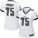 Women's Nike Philadelphia Eagles #75 Josh Sweat Game White NFL Jersey