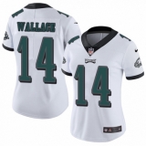 Women's Nike Philadelphia Eagles #14 Mike Wallace White Vapor Untouchable Limited Player NFL Jersey