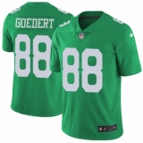 Youth Nike Philadelphia Eagles #88 Dallas Goedert Limited Green Rush Vapor Untouchable NFL Jersey