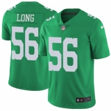 Youth Nike Philadelphia Eagles #56 Chris Long Limited Green Rush Vapor Untouchable NFL Jersey