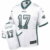 Men's Nike Philadelphia Eagles #17 Alshon Jeffery Limited White Drift Fashion NFL Jersey