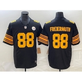 Men's Nike Pittsburgh Steelers #88 Pat Freiermuth Black 2023 F.U.S.E. Vapor Untouchable Stitched Jersey