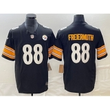 Men's Nike Pittsburgh Steelers #88 Pat Freiermuth Black 2023 F.U.S.E. Vapor Untouchable Limited Stitched Jersey