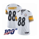 Youth Pittsburgh Steelers #88 Nick Vannett White Vapor Untouchable Limited Player 100th Season Football Jersey