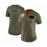 Women's Pittsburgh Steelers #6 Devlin Hodges Limited Camo 2019 Salute to Service Football Jersey
