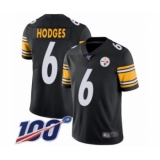 Youth Pittsburgh Steelers #6 Devlin Hodges Black Team Color Vapor Untouchable Limited Player 100th Season Football Jersey