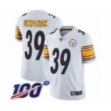 Youth Pittsburgh Steelers #39 Minkah Fitzpatrick White Vapor Untouchable Limited Player 100th Season Football Jersey