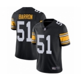 Men's Pittsburgh Steelers #51 Mark Barron Black Alternate Vapor Untouchable Limited Player Football Jersey