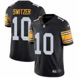 Men's Nike Pittsburgh Steelers #10 Ryan Switzer Black Alternate Vapor Untouchable Limited Player NFL Jersey