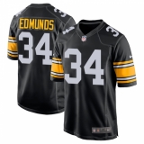 Men's Nike Pittsburgh Steelers #34 Terrell Edmunds Game Black Alternate NFL Jersey