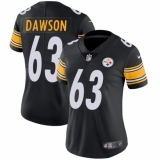 Women's Nike Pittsburgh Steelers #63 Dermontti Dawson Black Team Color Vapor Untouchable Limited Player NFL Jersey