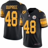 Men's Nike Pittsburgh Steelers #48 Bud Dupree Limited Black Rush Vapor Untouchable NFL Jersey