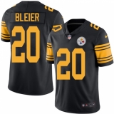 Youth Nike Pittsburgh Steelers #20 Rocky Bleier Limited Black Rush Vapor Untouchable NFL Jersey