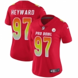 Women's Nike Pittsburgh Steelers #97 Cameron Heyward Limited Red 2018 Pro Bowl NFL Jersey