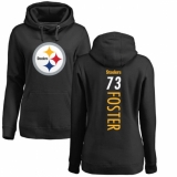 NFL Women's Nike Pittsburgh Steelers #73 Ramon Foster Black Backer Pullover Hoodie
