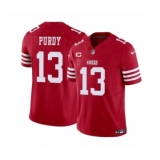 Men's Nike San Francisco 49ers #13 Brock Purdy Red 2023 F.U.S.E. 1-Star C Vapor Untouchable Limited Football Stitched Jersey