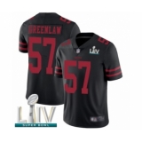 Men's San Francisco 49ers #57 Dre Greenlaw Black Alternate Vapor Untouchable Limited Player Super Bowl LIV Bound Football Jersey