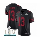 Men's San Francisco 49ers #13 Richie James Black Alternate Vapor Untouchable Limited Player Super Bowl LIV Bound Football Jersey