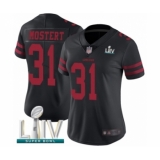 Women's San Francisco 49ers #31 Raheem Mostert Black Vapor Untouchable Limited Player Super Bowl LIV Bound Football Jersey