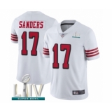 Youth San Francisco 49ers #17 Emmanuel Sanders Limited White Rush Vapor Untouchable Super Bowl LIV Bound Football Jersey
